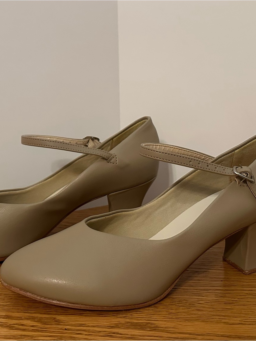 Women’s Size 10 So Danca Women's Ballroom Dance Block Heel Pumps in Taupe